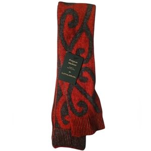 LOTHLORIAN Red and Black Scarf, Unisex - NWT